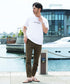 aカーキ MODEL : GO 180cm 66kg Lsize